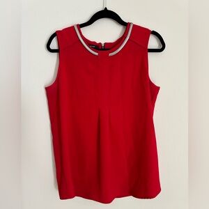 Red holiday blouse size 10